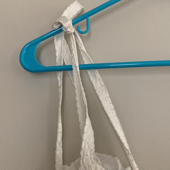 LoveShackFancy Olani Mini Dress in Ivory White - Picture 8 of 11